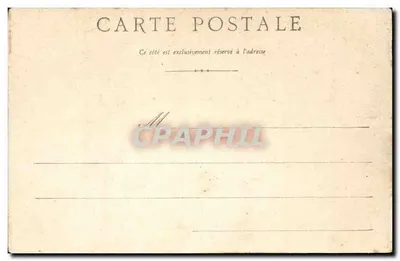 Chaumont — Wieża — reprodukcja przez D. & M. Scardel, Chaumont — Rewers