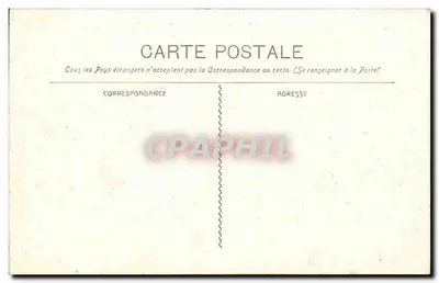 Marseille — Pałac Longchamp — widok z ogrodu z fontanną — Guehde phot. — Rewers