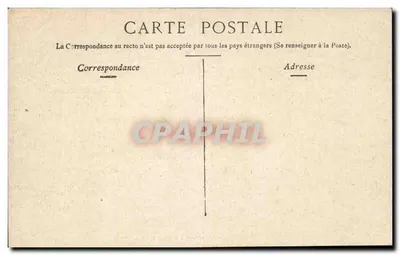 Marseille - Fort Saint-Jean - Vieux Port — widok portu z łodziami i fortami — Rewers