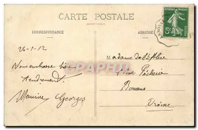 Valence — Widok Panoramiczny — seria 53 — wydawca nieznany — Rewers
