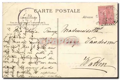 Versailles - Hameau du Petit Trianon — Le Nid aux Oiseaux — C.L.C. n°197 — Verso