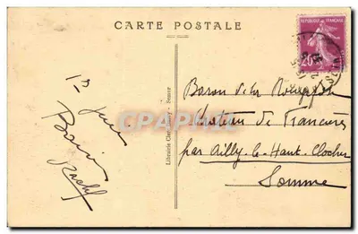 Semur - O Donjon e o Armançon — Livraria Clerfaisy, n°88 — Verso