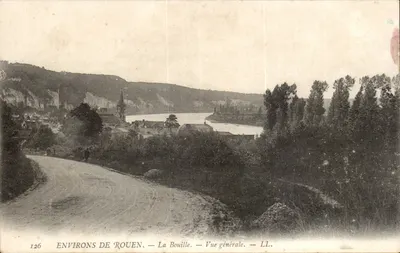 Arredores de Rouen — La Bouille — Vista geral — LL.