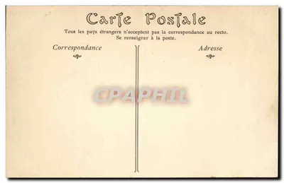 Dreux — Vista geral tirada da Capela São Luís — editor não identificado, n° de série 7 — Verso