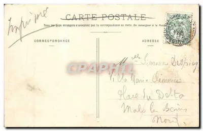 Poitiers — Brzegi Clain, widok z wyjścia z tunelu — Coll. H. B., 121 — Rewers