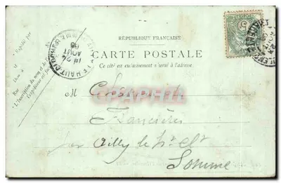 Angoulême — Widok z mostu Houmeau — LL — Rewers