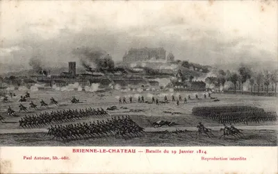 Brienne-le-Château — Batalha do 29 de Janeiro de 1814 — Paul Antoine, lib.-édit.