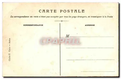 In MORVAN — Sauts de la Canche — Cliché E. Cailus — Autun — Verso