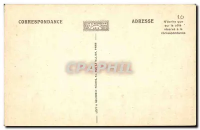 A Les-Bains — Grand Cercle — Sala de Baccara — Editor Lévy & Neurdein, París — Reverso