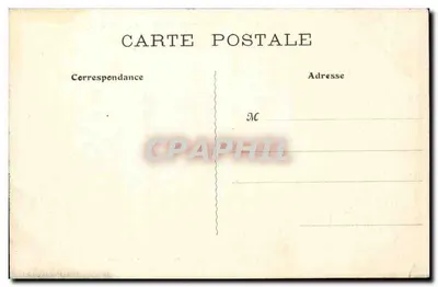 Gisors (Eure) — Antiga Porta Fortificada e Muro de Cercamento, Século XII — J. Bourgeix, litogr. edit. Gisors (Eure) — Verso