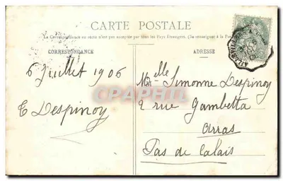 LUXEUIL-LES-BAINS — MAISON DU CARDINAL JOUPFROY — Lessertois-Colas, editor Cl. Ad. W. — Verso