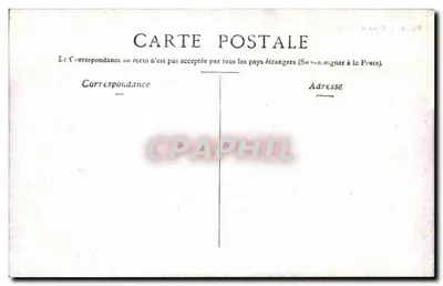 Paris — Hôtel de Ville — éditeur non visible — Verso