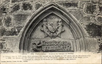 Polminhac — Armação do Castelo de Pestel — Germatin Malroux, lib.édit., Aurillac