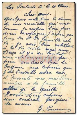 Angers — Jardin du Mail — P.C. — n°19 — Verso