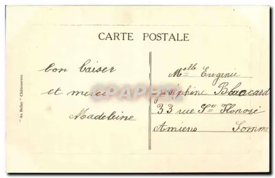 Châteauroux (Indre) — Katedra św. Andrzeja — wydawca 'Au Bellet' nr 217 — Rewers