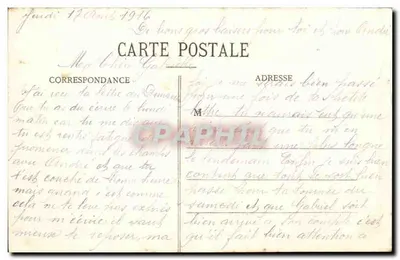 Verdun bombardeado — Rua St-Pierre — Édition H. Dault, Bar-le-Duc — Verso
