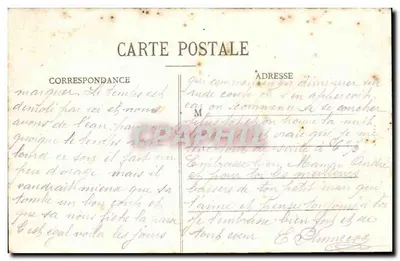 Verdun bombardeado — Edição Yve II. Dalk, Bar-le-Duc — Verso
