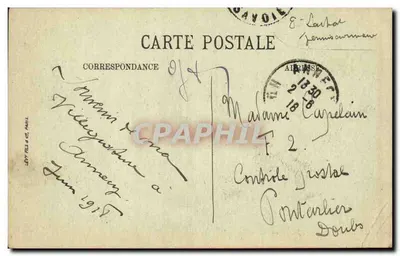 Annecy — Jardim Público — LL, n°55 — Verso