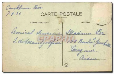 Dauphiné — Route de St-Pancrasse — Entrée du grand Tunnel — C. Dufbert, Grenoble, n°240 — Verso