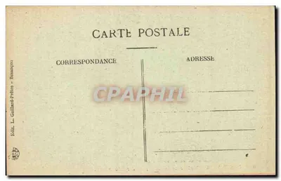 Źródło Pontet — Dolina Loue, Mauthier — Wydawca L. Gaillard-Prêtre, Besançon, nr 828 — Rewers