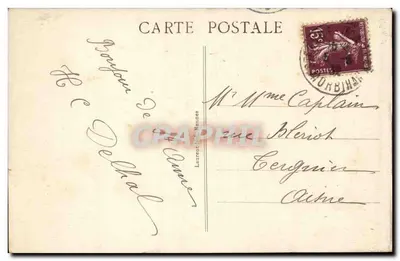 Ste-ANNE-d'AURAY — La Fuente y la Basílica — Editor RESTAURÉ A CHEVAL — Reverso