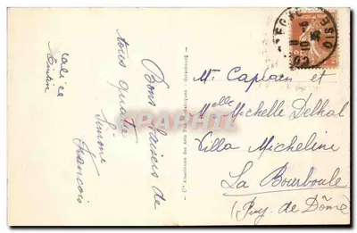 Zamek Pierrefonds — widok panoramiczny — wydawca A. P. 301 — Rewers