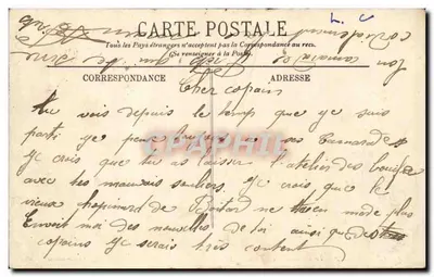 Chambord — O Castelo (Lado Leste) — Edição Vannier — Blois — Verso