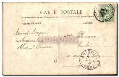 AIRE-sur-la-LYS - Pensionat Dams Ursuline — A. Lequuen, wyd. — Rewers