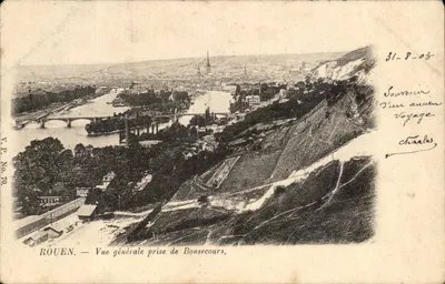 Rouen — Vista geral tirada de Bonsecours — V.P. No 70