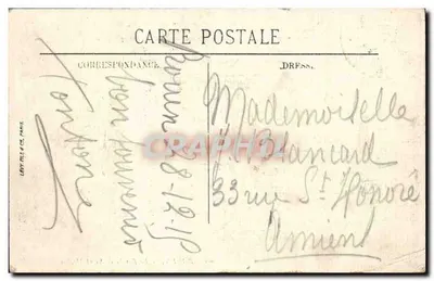 Rouen — Porche Świętego Maclou — LL — Rewers