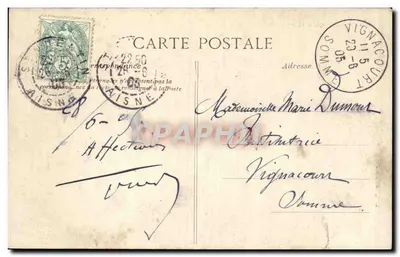 Saint-Quentin — O Monumento de 1557 — E. L. D. Paris — Verso