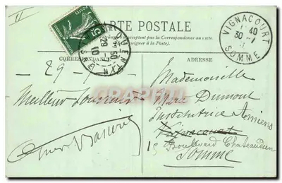 Saint-Quentin — Bas-relief do Monumento de 1870 — LL — Verso