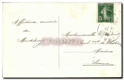 Chamonix — Traversée de la Mer de Glace — Julien frères, Phot. Editeurs, Genève, n° 544 c — Verso