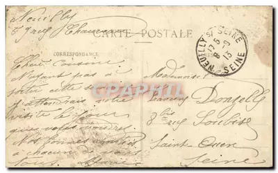 Compiegne - Statua Jeannej d'Arc — E. D. - 36 — Rewers