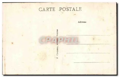 Guérande (Loire-Inf.) — Colegiata de San Aubin (siglo XV) — F. Chapeau, editor Nantes — Reverso