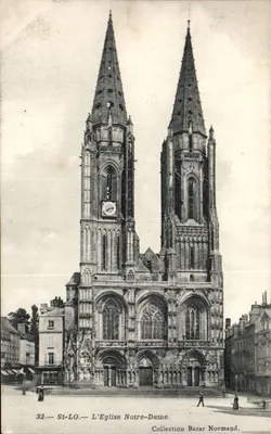 St-LO — A Igreja de Nossa Senhora — Coleção Bazar Normand, n°32