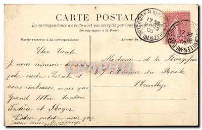 Rouen. Chiesa di San Ouen. Torre dei Dottori (XI secolo) — Collezione Chaquette — Verso