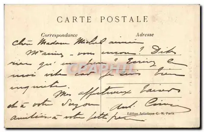 Bréauté — La Veillée — Musée du Luxembourg — C.M. — Verso