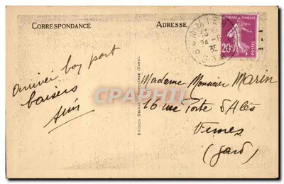 Sommieres -- Rue des Fours -- Edição Grimaldon (Gard) n°13 — Verso