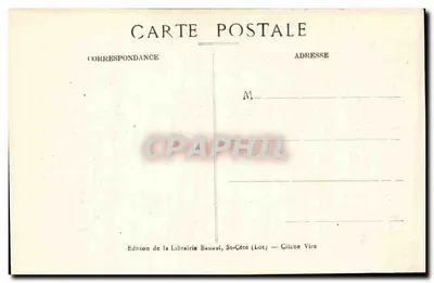 Padirac — Przystań w kierunku Przejścia Krokodyla — Le Lot Illustré nr 804 — Rewers