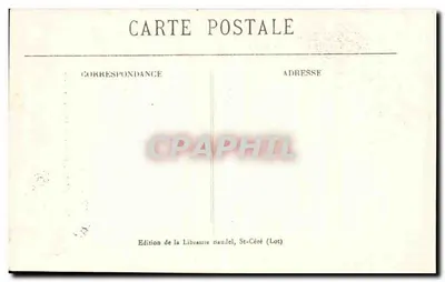 Padirac (Lot) — Rzeka lecąca — Cliché A. Viré — Rewers