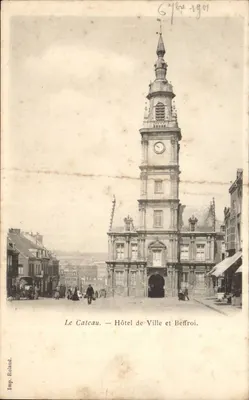 Le Cateau — Torre da Igreja e Prefeitura — Imp. Roland