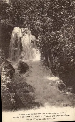 Cachoeira do Dessoubre - Sítios pitorescos da Franche-Comté — 564. Consolação para a Usina Elétrica — C.L.B.