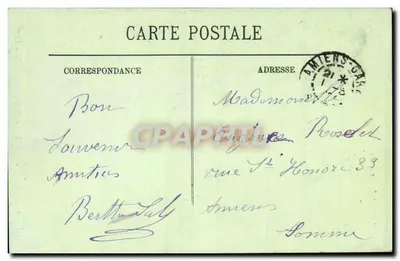 Bonsecours — Pomnik Jeanne d'Arc — LL. — Rewers