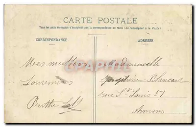 Kaplica Najświętszej Maryi Panny Bonsecours — Okolice Rouen — Kościół — C.V. 606 — Rewers