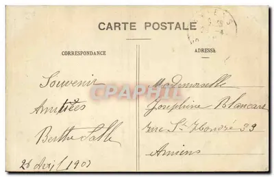 Igreja de Rouen — Fontes batismal — BONSECOURS — Verso