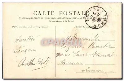 Bonsecours — A Igreja — Editor E. D. n° 501 — Verso