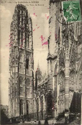A Catedral de ROUEN — A Torre de Beurre — C.V. - 61
