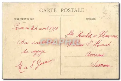 A Catedral de ROUEN — A Torre de Beurre — C.V. - 61 — Verso