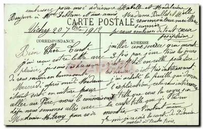 Belle-Rive-sur-Allier — Przerywana źródło — LL. n°106 — Rewers